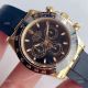 New Noob Rolex Daytona Black Dial Yellow Gold replica Watches - Swiss 4130 Movement (3)_th.jpg